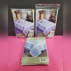 Quilt Blocks Stamped For Embroidery Tobin Lancaster #288002 (0527)